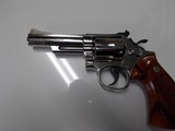 SMITH AND WESSON MODEL 19 4" NICKEL .357 cal - 2 of 7