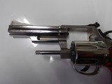 SMITH AND WESSON MODEL 19 4" NICKEL .357 cal - 3 of 7