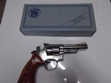 SMITH AND WESSON MODEL 19 4" NICKEL .357 cal - 6 of 7