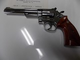 SMITH AND WESSON MODEL 19-3 6" NICKEL 357 REVOLVER - 1 of 4