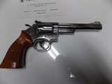 SMITH AND WESSON MODEL 19-3 6" NICKEL 357 REVOLVER - 3 of 4