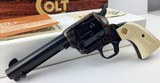 Colt SAA, 45 Colt, 4 3/4”, Ivory grips, 1979, N.I.B. Mint - 9 of 15