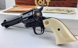 Colt SAA, 45 Colt, 4 3/4”, Ivory grips, 1979, N.I.B. Mint - 11 of 15