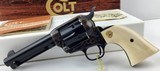 Colt SAA, 45 Colt, 4 3/4”, Ivory grips, 1979, N.I.B. Mint - 12 of 15