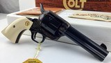 Colt SAA, 45 Colt, 4 3/4”, Ivory grips, 1979, N.I.B. Mint - 10 of 15