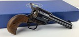 Colt SAA, Custom Shop, 3rd Gen. 4 3/4”, 45 Colt, Rare factory Birdshead grips,
N.I.B. unfired - 1 of 14