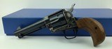 Colt SAA, Custom Shop, 3rd Gen. 4 3/4”, 45 Colt, Rare factory Birdshead grips,
N.I.B. unfired - 12 of 14