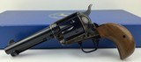 Colt SAA, Custom Shop, 3rd Gen. 4 3/4”, 45 Colt, Rare factory Birdshead grips,
N.I.B. unfired - 6 of 14