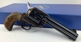 Colt SAA, Custom Shop, 3rd Gen. 4 3/4”, 45 Colt, Rare factory Birdshead grips,
N.I.B. unfired - 7 of 14