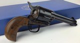 Colt SAA, Custom Shop, 3rd Gen. 4 3/4”, 45 Colt, Rare factory Birdshead grips,
N.I.B. unfired - 5 of 14