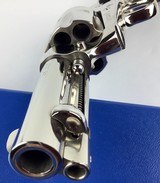 Colt SAA, Rare Custom shop Wilkerson, 3 1/2” barrel with ejector, Nickel, N.I.B. - 9 of 13