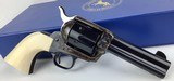 Colt SAA, 4” Barrel, 1 pc. Ivory grips, 45LC, Rarest of the Rare, N.I.B. - 10 of 15