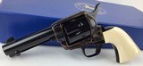 Colt SAA, 4” Barrel, 1 pc. Ivory grips, 45LC, Rarest of the Rare, N.I.B. - 4 of 15