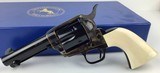 Colt SAA, 4” Barrel, 1 pc. Ivory grips, 45LC, Rarest of the Rare, N.I.B. - 2 of 15
