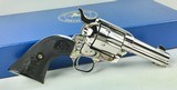 Colt SAA, 3 1/2” W/Ejector, 44-40, Nickel, N.I.B. 1997 - 2 of 9