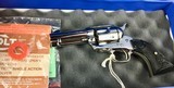 Colt SAA, 3 1/2” W/Ejector, 44-40, Nickel, N.I.B. 1997 - 8 of 9