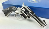 Colt SAA, 3 1/2” W/Ejector, 44-40, Nickel, N.I.B. 1997 - 4 of 9