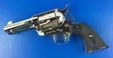 Colt SAA, 3 1/2” W/Ejector, 44-40, Nickel, N.I.B. 1997 - 1 of 9