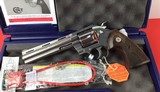 Colt Python, 6” Barrel, Stainless, 357 mag.
N.I.B. Unfired, new model - 6 of 6