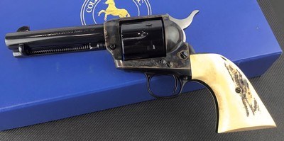 Colt Single action army,Stag grips, Unfired Unturned - Image 4 of 13