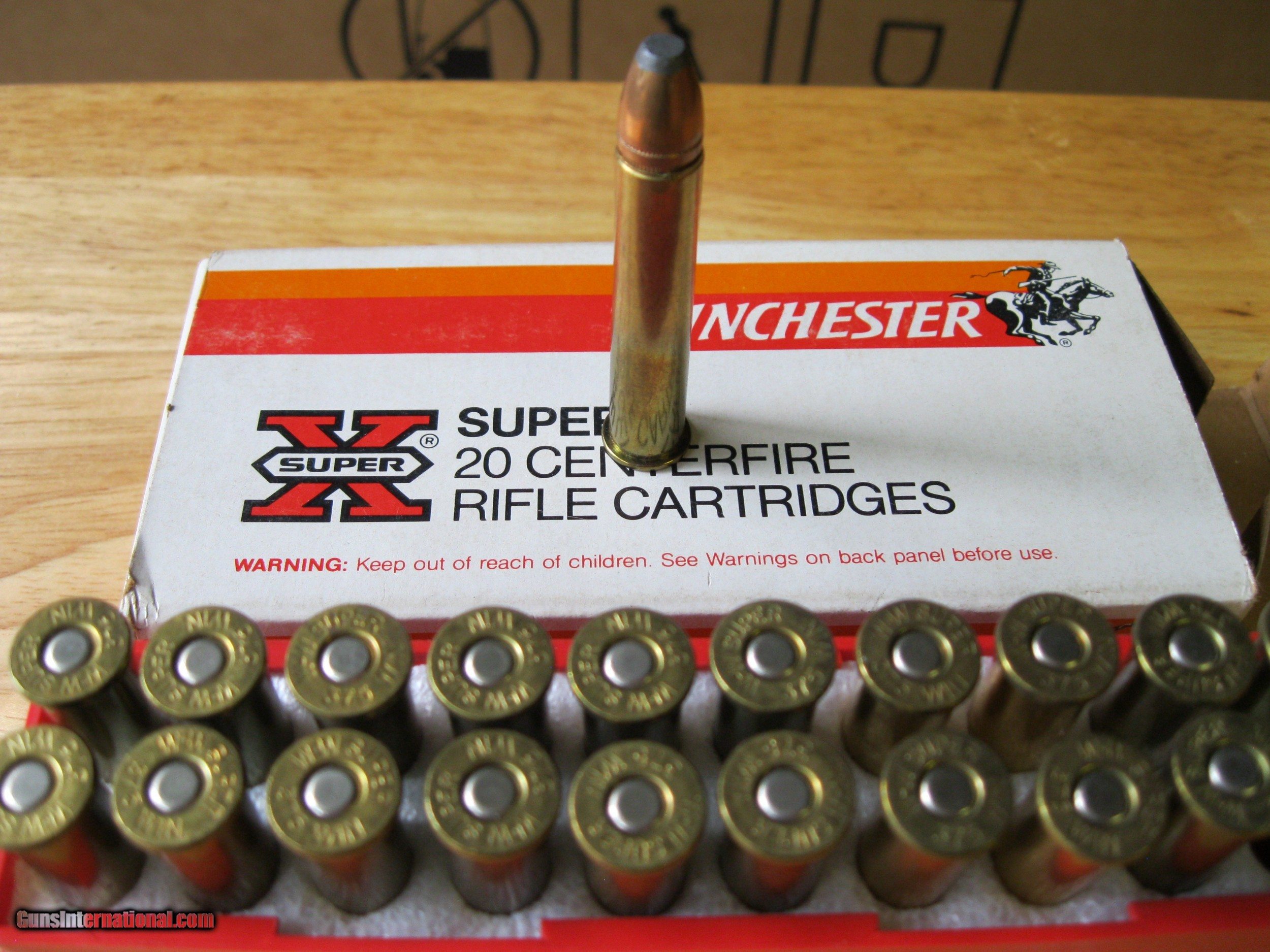 WINCHESTER 200 GR. POWER-POINT (S.P.) .375 Winchester SUPER-X