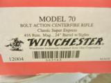 Winchester 70 Classic Super Express 416 NIB
- 1 of 9