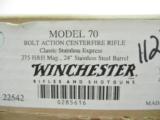 Winchester 70 Stainless Express 375 NIB - 2 of 10