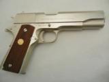 Colt 1911 Series 70 Nickel 45ACP NIB - 4 of 9