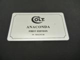 Colt Anaconda First Edition Bright SS NEW - 2 of 7