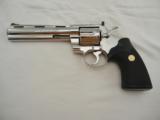 Colt Python 6 Inch Bright Stainless MINT - 1 of 8