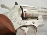 Colt Python 4 Inch Nickel Factory Engraved NIB - 7 of 10