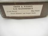 1957 Smith Wesson K22 4 Screw In The Box - 2 of 12