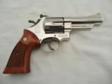 1980 Smith Wesson 57 4 Inch 41 Magnum Nickel - 4 of 9