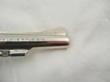 1982 Smith Wesson 34 4 Inch Round Butt Nickel - 6 of 8