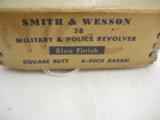 1950's Smith Wesson MP 4 Inch In The Box - 2 of 11