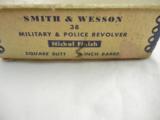 1940’s Smith Wesson MP Nickel S Serial In The Box - 2 of 7