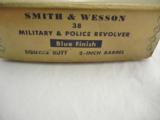1950’s Smith Wesson MP 2 Inch In The Box - 2 of 11