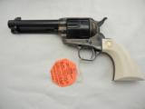 Colt SAA 45 4 3/4 Ivory Custom Shop NIB - 1 of 5