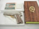 Colt 1911 Gold Cup Electroless Nickel NIB - 1 of 7