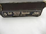 1948 Colt Official Police 38 In The Box - 2 of 12