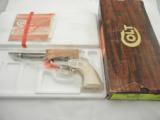 Colt SAA 45 Nickel Ivory Custom Shop NIB - 1 of 5