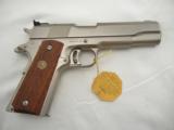 Colt 1911 Gold Cup Electroless Nickel NIB