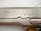 Colt 1911 Gold Cup Electroless Nickel NIB