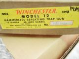 Winchester Model 12 Trap Pre 64 NIB - 2 of 12