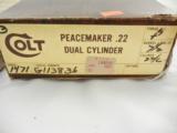 1974 Colt Peacemaker Dual Cylinder NIB - 2 of 7