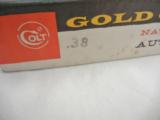  Colt 1911 Gold Cup 38 Mid Range Pre 70 NIB - 3 of 9