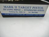 Ruger Mark II 10 Inch Stainless In The Box - 2 of 8