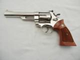 1973 Smith Wesson 57 Nickel 41 Magnum MINT - 1 of 8