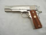 Colt 1911 Government Series 70 Nickel - 1 of 9