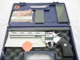 Colt Python Bright SS Lew Horton 8 Inch NIB*** ULTRA RARE *** Factory Letter- 1 of 10
